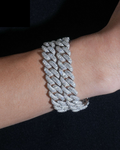 VVS Moissanite 12MM Cuban Link Bracelet